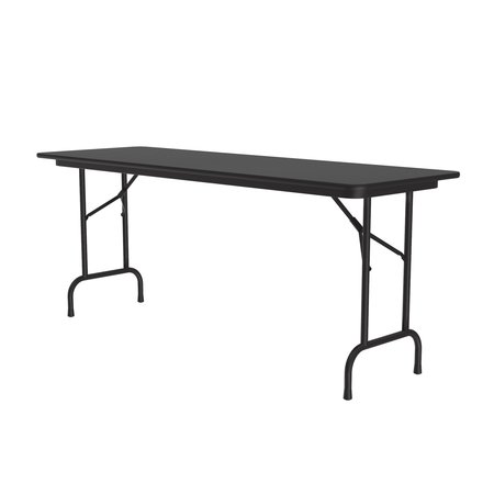 CORRELL CF TFL Folding Tables 24x72 Black Granite CF2472TF-07
